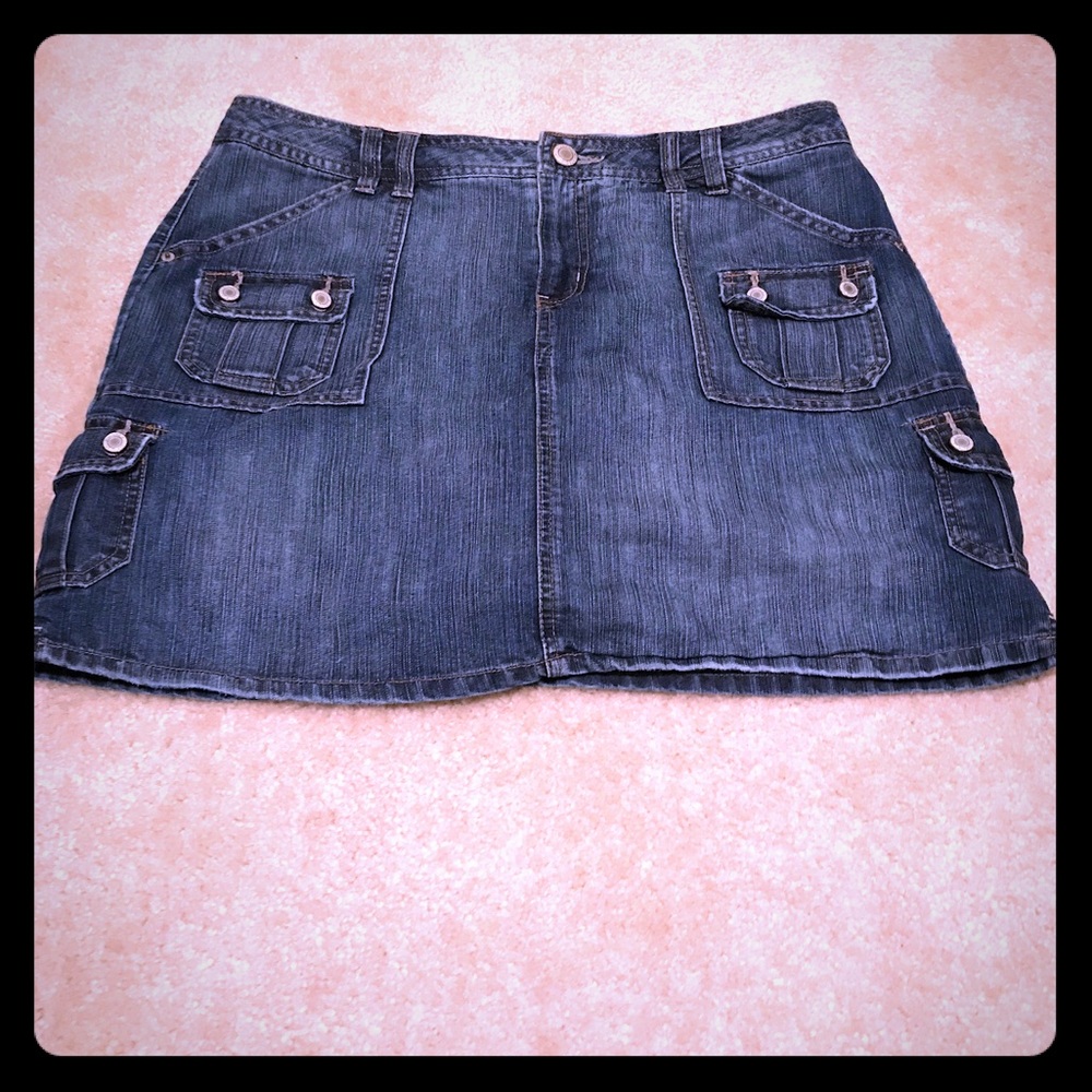 Gently Used Faded Glory Jean Skort!